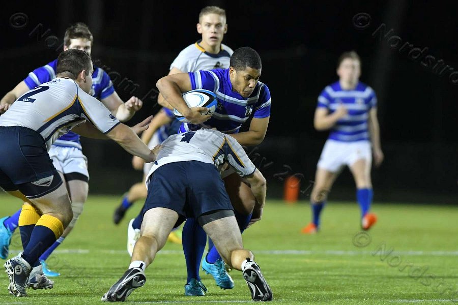 Wheaton Men\'s Rugby vs Mass Maritime.  Photo by Keith Nordstrom